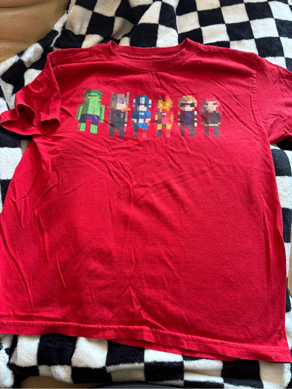 Youth medium Minecraft avenger shirt